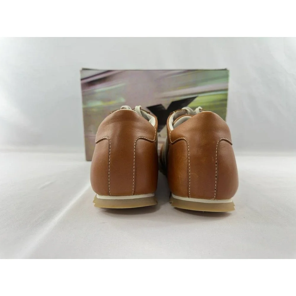 Vintage Y2K GBX Juice Leather Casual Shoes Brown Men's Size 12